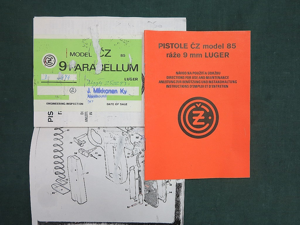 CZ Mod.85 9X19