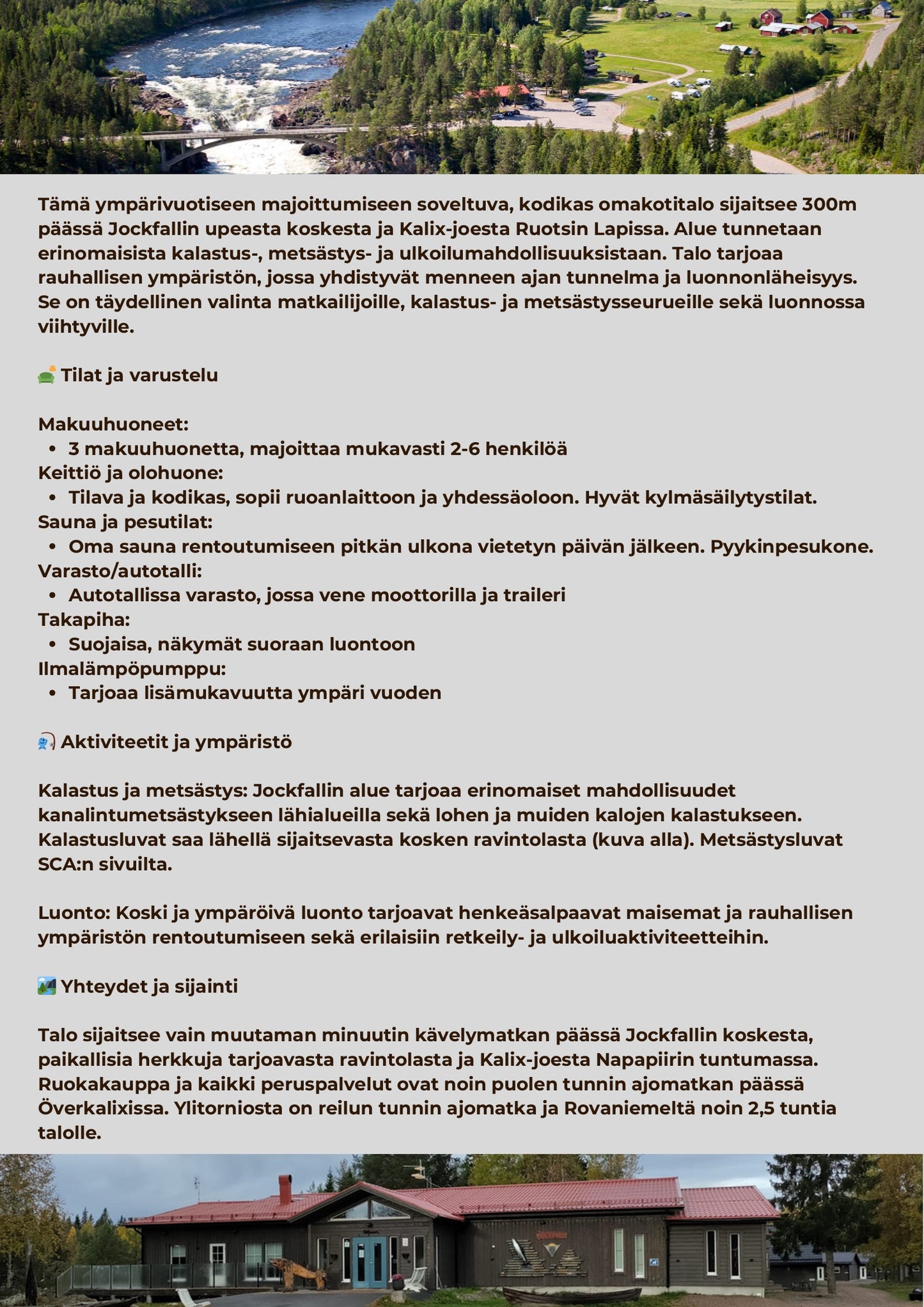 Metsästysmökki Ruotsissa