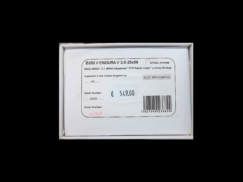 Falcon Optical System 3.5-25X56