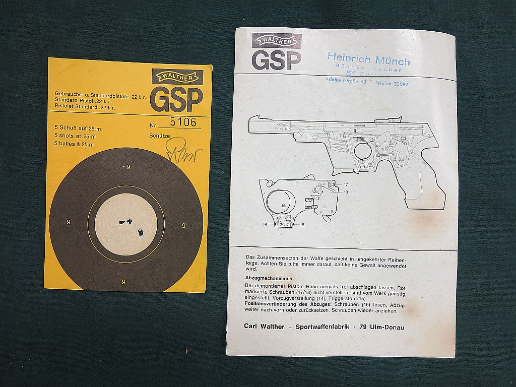 Walther GSP 22LR